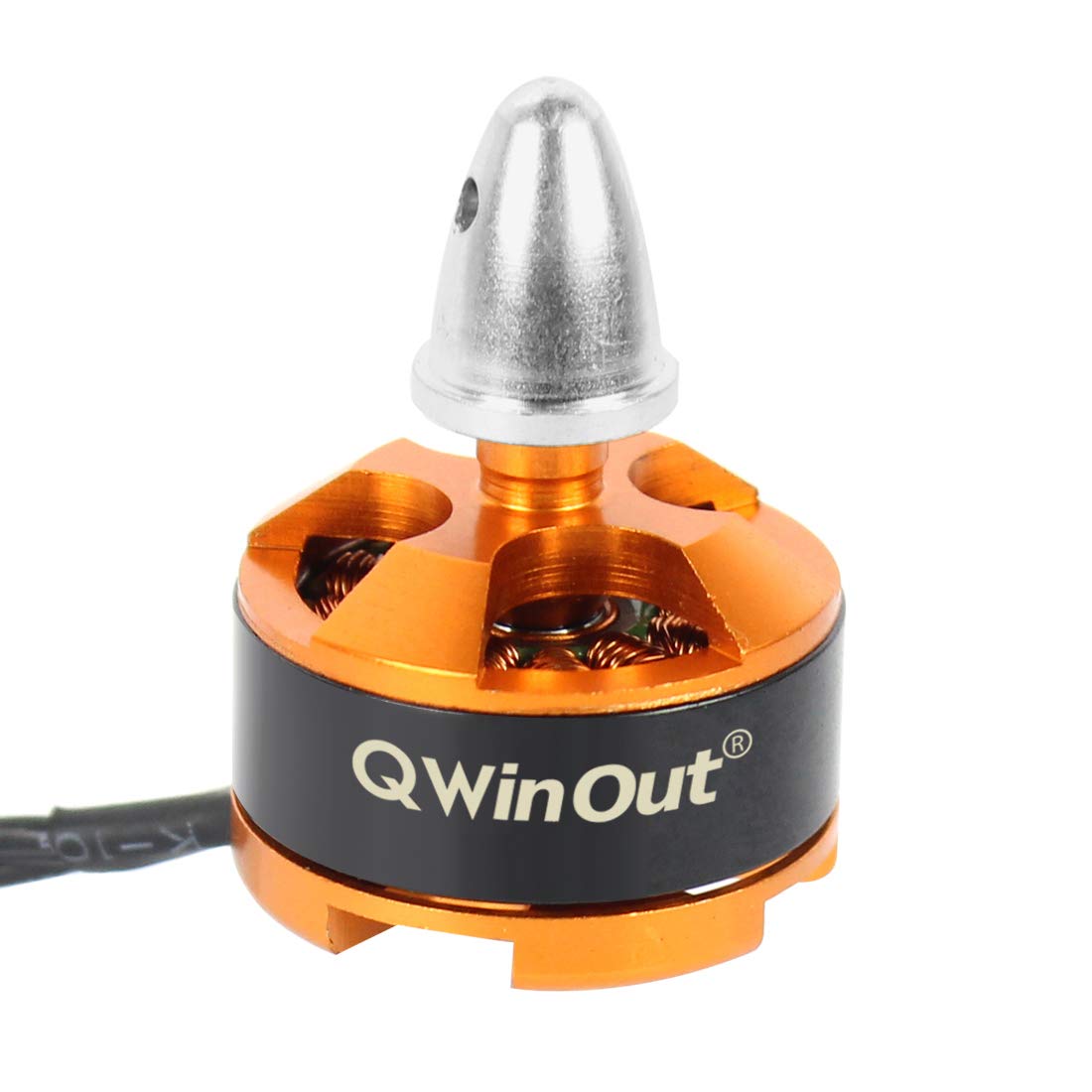 Qwinout 1806 2400KV CW CCW Brushless Motor for DIY 2-3S FPV Racing Drone 250 Mini Drone Multi-Rotor CC3D 260 330 RC Quadcopter (1 pcs CCW)