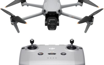 DJI Air 3S (RC-N3) 4K Camera Drone, Two Camera Drone with 1″ Wide Angle CMOS Camera, 4K/60fps HDR Video and 14 Stop Dynamic Range, 45 Minutes Flight Time, 20km Transmission Distance
