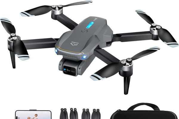 Ameta Drone with 4K Camera for Children and Adults, S20 Lite Mini Foldable Drone with Brushless Motor/36min Flight/Altitude Holding/Circular Flight, Gift for Men Boy, Less Than 249g