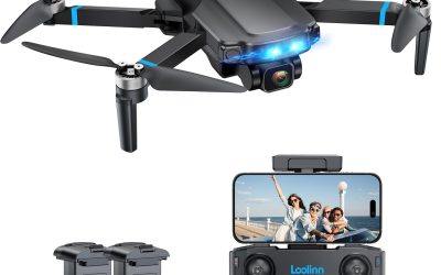 Loolinn Drone with 4K Camera as a Gift for Beginners and Experts – Two Batteries, 40 Minutes Flight, 4K UHD Camera, Supports Panoramic and Time-Lapse Photography, Under 250g – Gift Idea