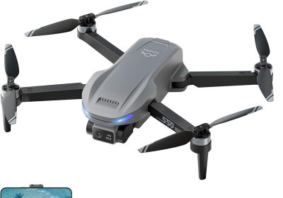 Ameta Drone with 4K Professional Camera and GPS, S50 Lite FPV Drones with Auto Return, 50 Minutes Flight, Follow Me, Smart Mode, Gesture Control, 500m Range, Less Than 249g