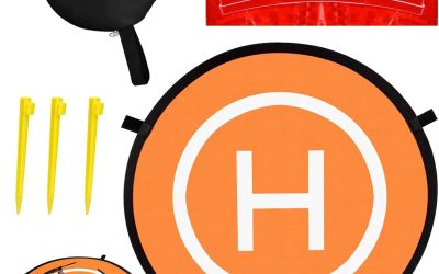 Portable Landing Mat, Foldable Landing Platform, Drone Landing Pad, Universal Waterproof Helipad, Double-Sided Landing Pad, for Mavic Phantom 3 4 Spark Mavic Pro Kiuiom