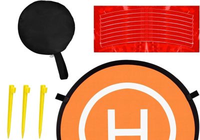 Portable Landing Mat, Foldable Landing Platform, Drone Landing Pad, Universal Waterproof Helipad, Double-Sided Landing Pad, for Mavic Phantom 3 4 Spark Mavic Pro Kiuiom