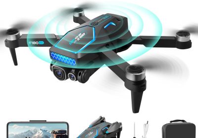 OBEST Drone with 4K Camera, Professional Drone with Adjustable Electric Camera, Smart Following, RC Drones Wifi FPV Transmission Quadcopter for Beginners