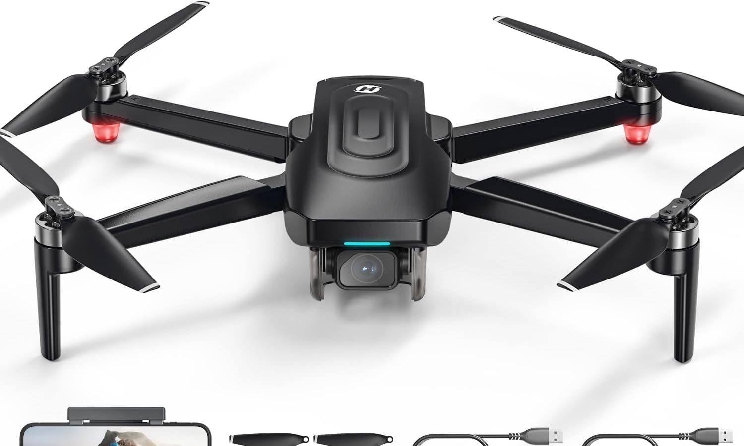 Holy Stone HS175G Drone with 4K Camera, Brushless Motor, 60 Minutes Flight, GPS and Smart Return, Drone with 4K Professional Camera, 2 Speed Mode, Quick Charge Battery, C0