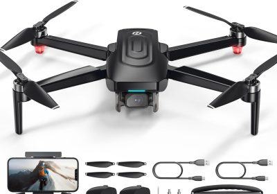 Holy Stone HS175G Drone with 4K Camera, Brushless Motor, 60 Minutes Flight, GPS and Smart Return, Drone with 4K Professional Camera, 2 Speed Mode, Quick Charge Battery, C0