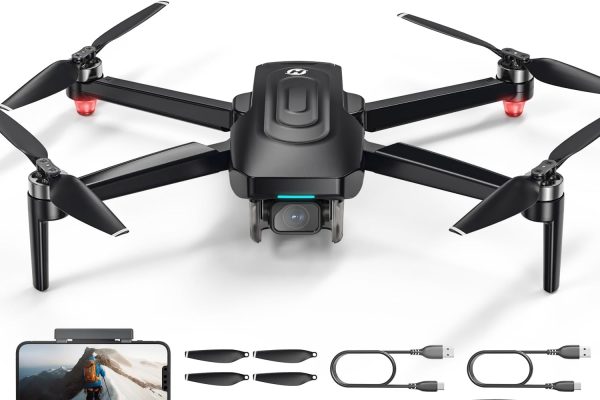 Holy Stone HS175G Drone with 4K Camera, Brushless Motor, 60 Minutes Flight, GPS and Smart Return, Drone with 4K Professional Camera, 2 Speed Mode, Quick Charge Battery, C0