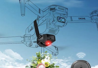 Drone Airdrop System for DJI Mini 4 Pro/Mini 2 SE/Air 3/Mini 3 Pro/Mavic 2/2S/3 Phantom 3 4/4 Pro Transport Release Delivery Device Payload for Wedding Scene Fishing Bait & Rescue
