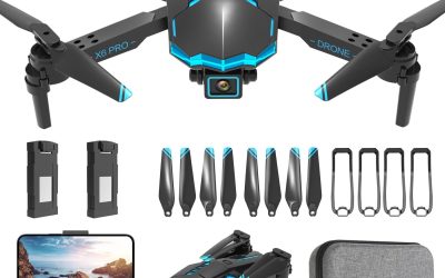 Drone with Camera 1080P Foldable RC Drone Quadcopter Remote Controlled Drones for Beginners and Children/Adults, Toys Gift for Boy and Man