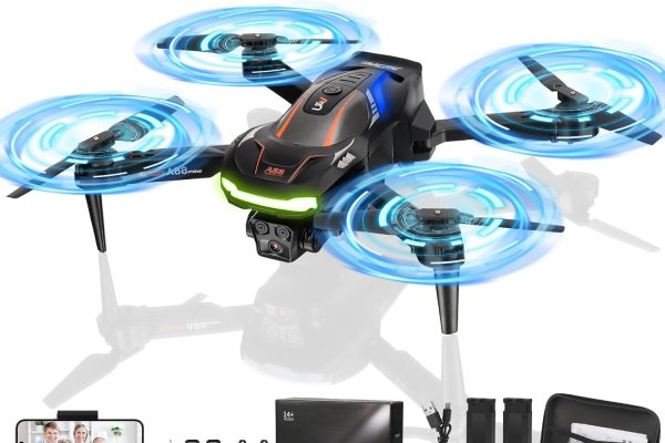 Diealles Shine Drone with 6K HD Camera for Children and Beginners – Mini Foldable with 3D Flip Design, Intelligent Shooting and Long Flight Time