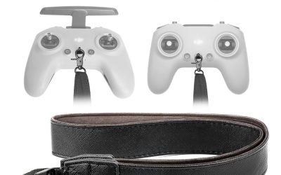 LKTOP Neck Strap + Joystick for DJI FPV 3/2 Remote Controller, Adjustable Leather Strap Replacement for DJI Avata 2/Avata/FPV Drone Accessories (1PC+3 Pairs)