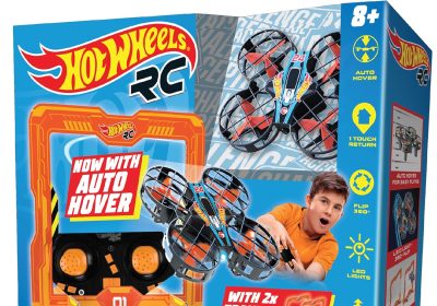 BLADEZ Hot Wheels Hawk 24 Racing Quad Age 8+, Remote Control Drone, Flying Toy, Performing Stunts and Races, RC 2.4GHz with Lights, Shock Resistant, Toyz Licensed Toy