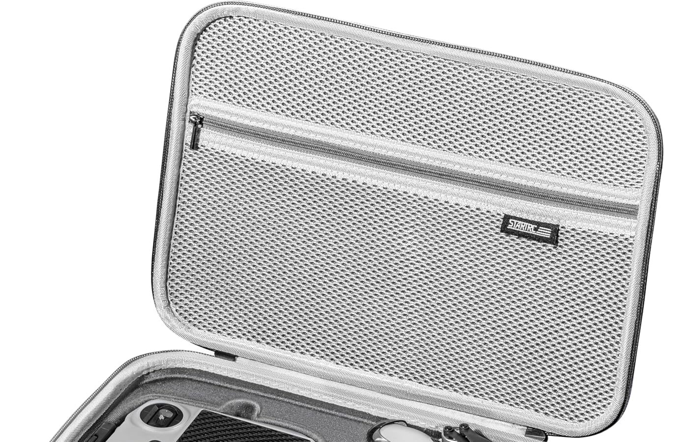 STARTRC Portable Travel Bag for DJI Mini 4 Pro Accessories, Fly More Combo (for RC 2 Controller) Drone Shoulder Bag, Grey, Suitcase Set, Grey, Suitcase Sets