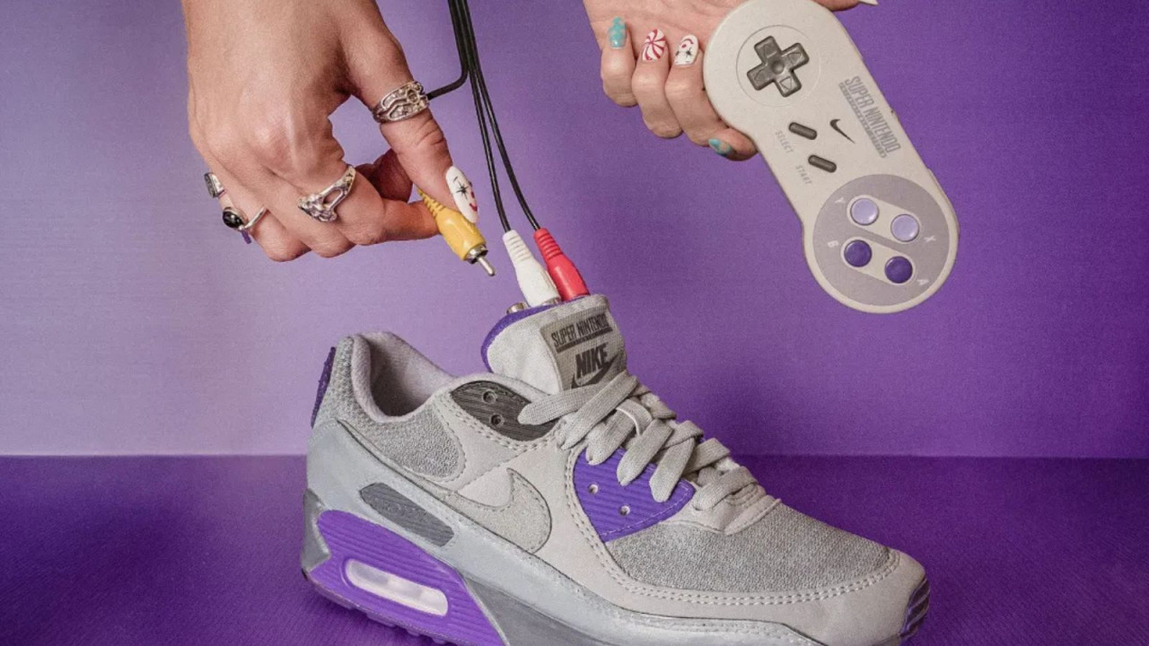 AIR SNES: le sneakers Nike AIR MAX 90 che nascondono una console retrò funzionante