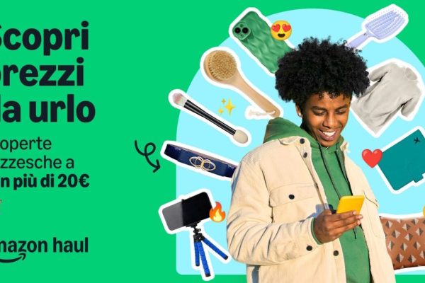 Amazon Haul esplode di sconti: con l'offerta 'Acquista 2', lo sconto vola al -40% fino al 19 novembre