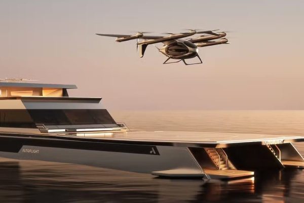 Autoflight mostra il primo vertiporto galleggiante per eVTOL: CATL accelera la corsa ai taxi volanti sull'acqua