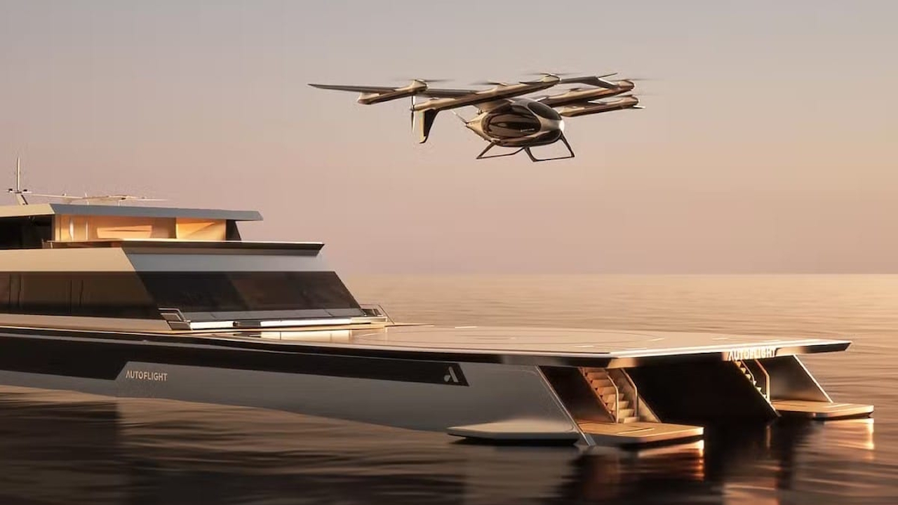 Autoflight mostra il primo vertiporto galleggiante per eVTOL: CATL accelera la corsa ai taxi volanti sull'acqua