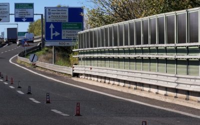 Barriere autostradali fotovoltaiche: Anas avvia la sperimentazione vicino Roma