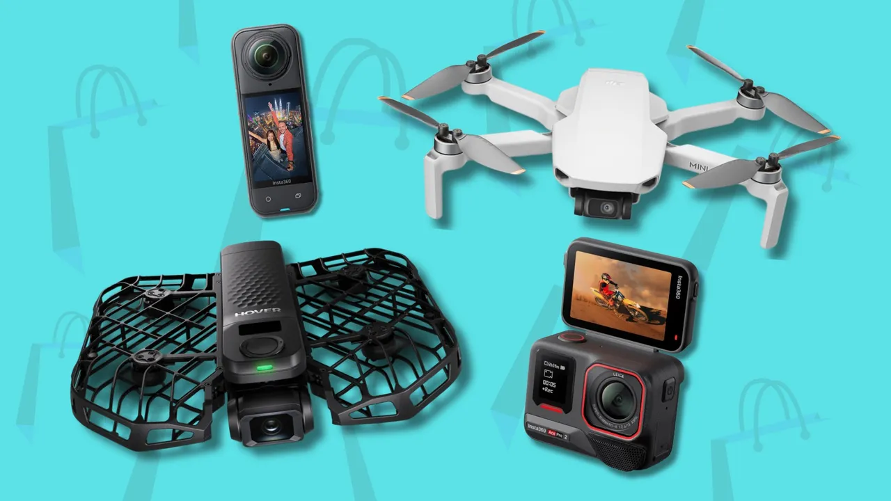 Black Friday 2025, 10 droni e action cam da puntare con gli sconti