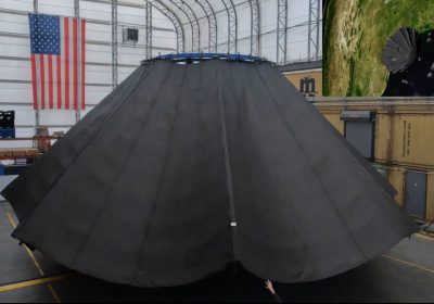 Blue Origin annuncia un aerofreno ripiegabile realizzato con un tessuto stampato in 3D