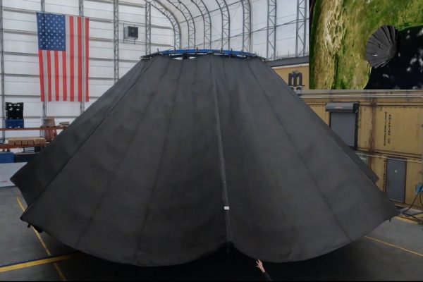 Blue Origin annuncia un aerofreno ripiegabile realizzato con un tessuto stampato in 3D