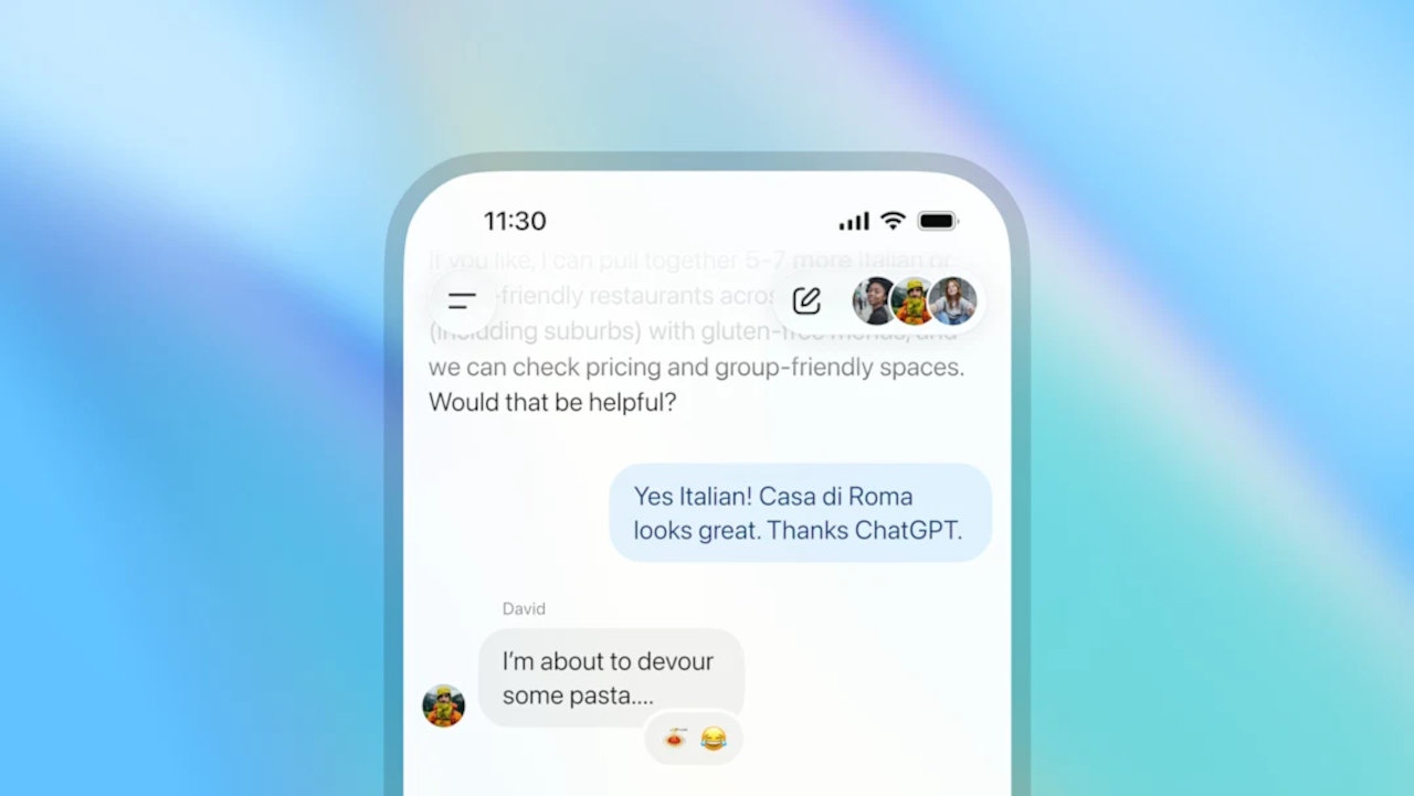 ChatGPT lancia le chat di gruppo collaborative con l'IA integrata: come funzionano