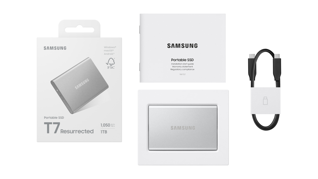 Il nuovo SSD Samsung è fatto con gli scarti dei Galaxy: ecco T7 Resurrected