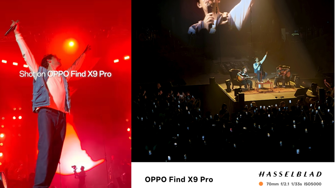 Il "concert phone" definitivo è Find X9 Pro di OPPO: partnership con Live Nation nei concerti di Bresh