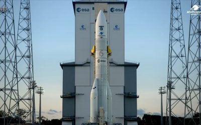 Il razzo spaziale europeo Arianespace Ariane 6 ha lanciato il satellite Copernicus Sentinel-1D