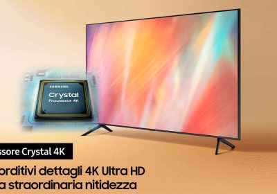 Offerta Amazon TOP: il richiestissimo Samsung Crystal 4K 2025 da 55'' scende a soli 345€