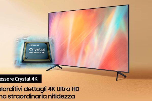 Offerta Amazon TOP: il richiestissimo Samsung Crystal 4K 2025 da 55'' scende a soli 345€