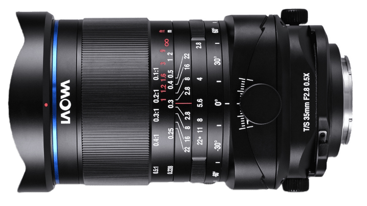 Presentato il nuovo obiettivo Laowa 35mm f/2.8 Zero-D Tilt-Shift 0.5x Macro, ancora più versatile