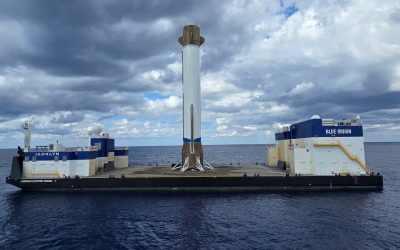 Rilasciati nuovi video e immagini della seconda missione del razzo spaziale Blue Origin New Glenn