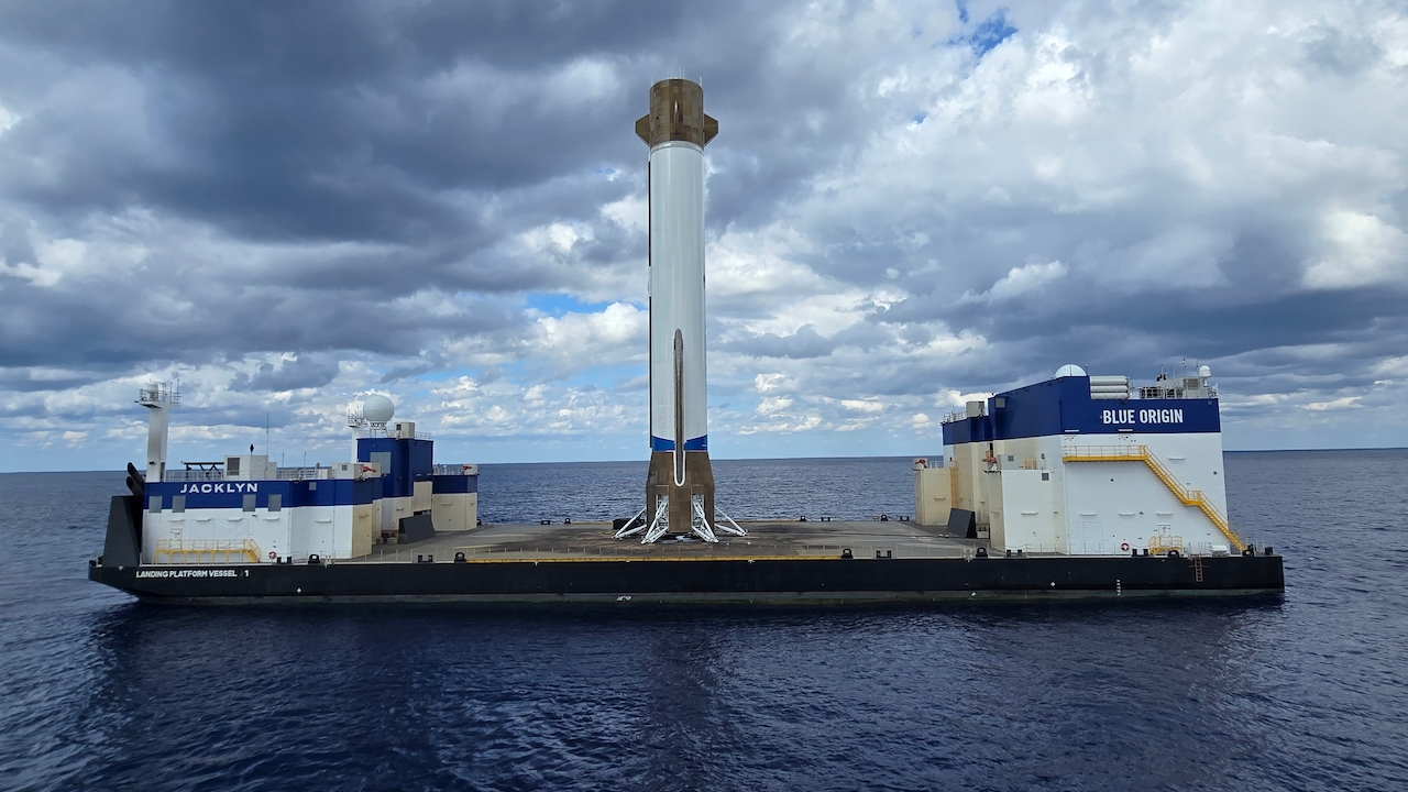 Rilasciati nuovi video e immagini della seconda missione del razzo spaziale Blue Origin New Glenn