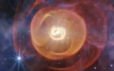 Gli occhi del James Webb regalano la straordinaria immagine di quattro anelli di polvere in espansione nel sistema stellare di Ape