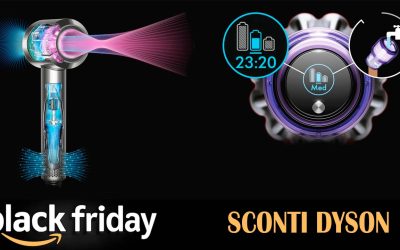Speciale Blay Friday Dyson, sconti mai visti su aspirapolvere e asciugacapelli Supersonic