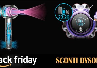 Speciale Blay Friday Dyson, sconti mai visti su aspirapolvere e asciugacapelli Supersonic