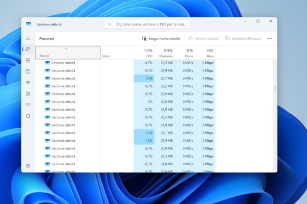 Task Manager non si chiude e si moltiplica su Windows 11: come risolvere