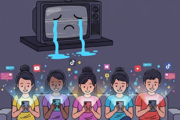 Verso la fine della TV tradizionale? I giovani guardano sempre più TikTok e YouTube