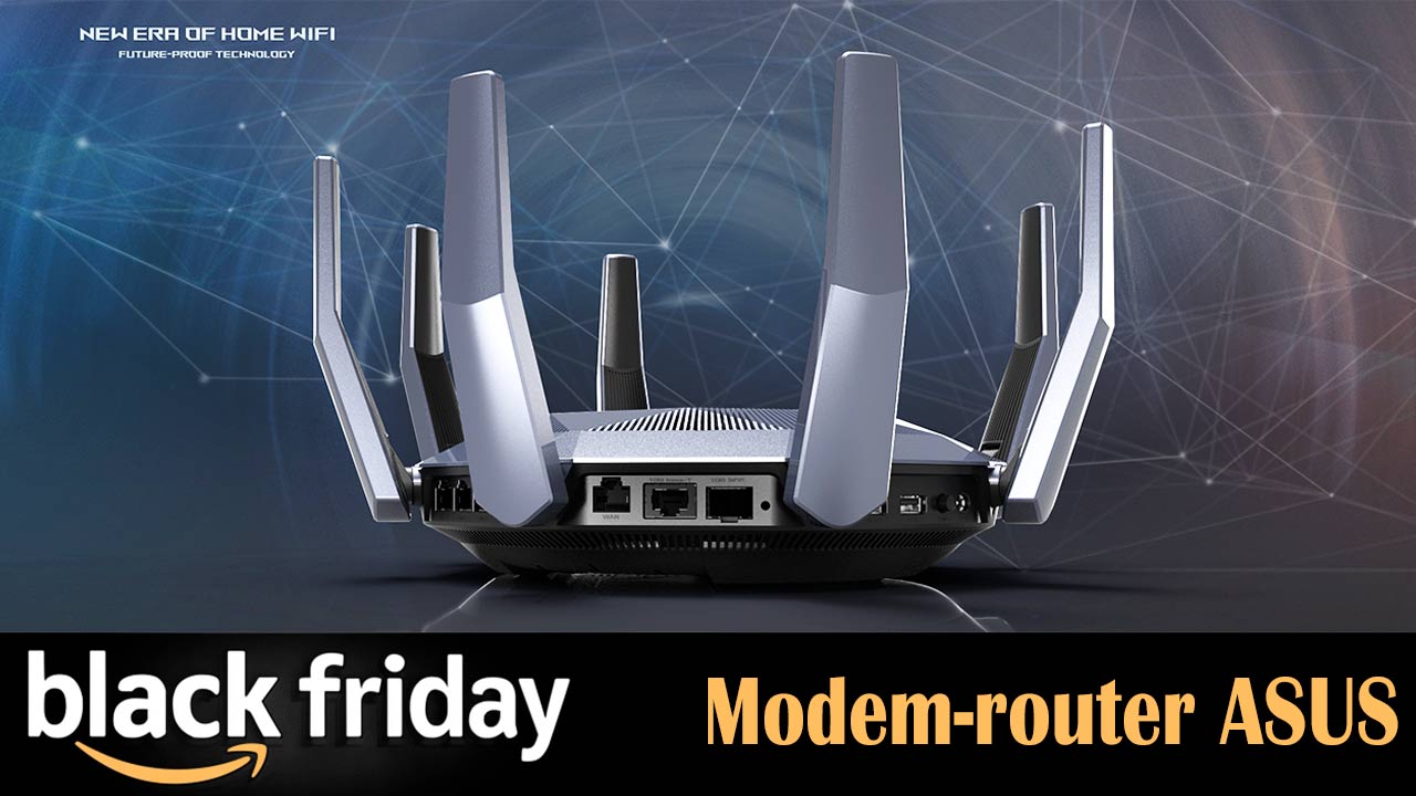 WiFi al massimo: gli ASUS più potenti in super sconto Black Friday – dal WiFi 7 ai modem 4G+