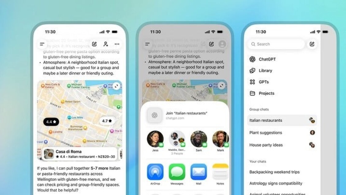 OpenAI sfida WhatsApp con le chat di gruppo su ChatGpt – Software e App