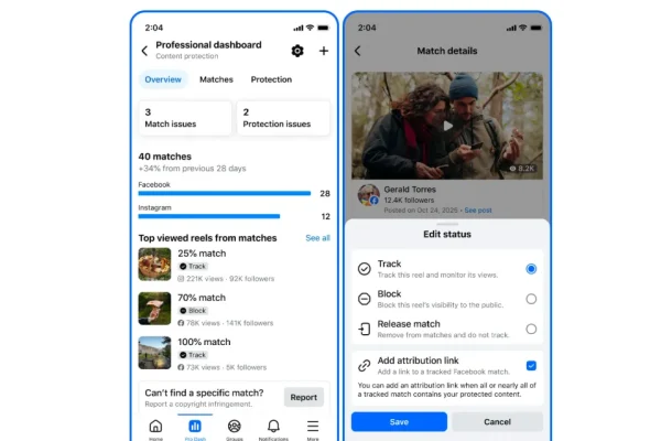 Video rubati, Meta introduce un nuovo strumento per proteggere il lavoro dei creator