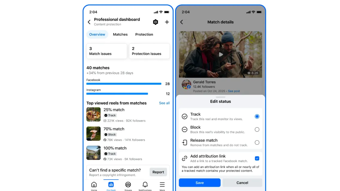 Video rubati, Meta introduce un nuovo strumento per proteggere il lavoro dei creator