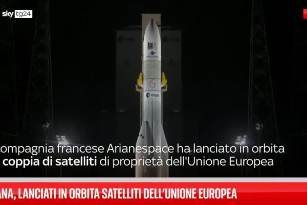 Guiana, lanciati in orbita satelliti dell’Unione Europea
