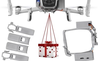 Drone Delivery Device Air Dropping Thrower Quick Release Drop Device System Kit with Drone Landing Gears for Fishing Advertising Wedding Etc. Fit for DJI MAVIC AIR 2 Drone Accessories