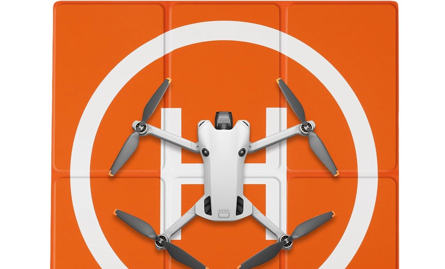 SYMIK LP500 Drone Landing Pad 20 Inch/50 cm, Landing Platform (2 x 3 times) Foldable Quick Weighed Waterproof for DJI Flip/Neo/Mini 4 Pro/3 Pro/Mini 4K, Air 3S/Air 3/2S