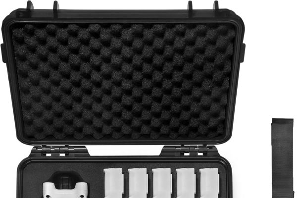 LEKUFEE Carrying Case for DJI Mini 4 Pro/DJI Mini 3 Pro/DJI Mini 3 /DJI RC 2/DJI RC/RC-N2/N1 and Accessories (Case Only), Black, Travel, Sports, Hiking, Camping, Indoor or Outdoor