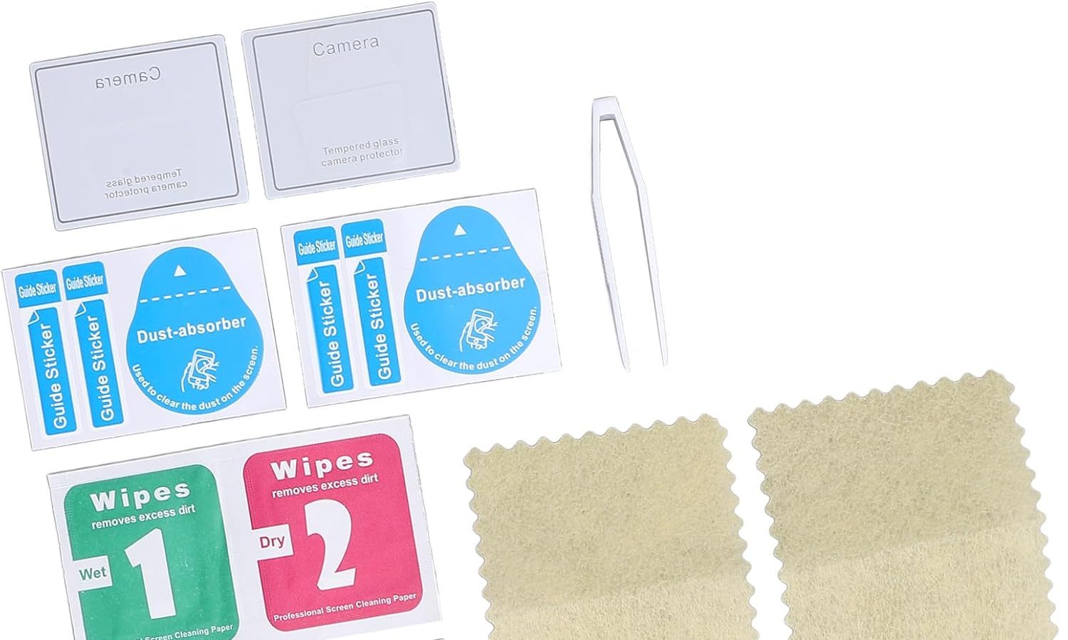 Pellicola in Vetro Temperato per Obiettivo Drone da 4 Pezzi, Durezza 9H, Antideflagrante, Protezione per Obiettivo Fotocamera per Air 3S, Garantisce un’offerta Accurata di Obiettivi per 3S,