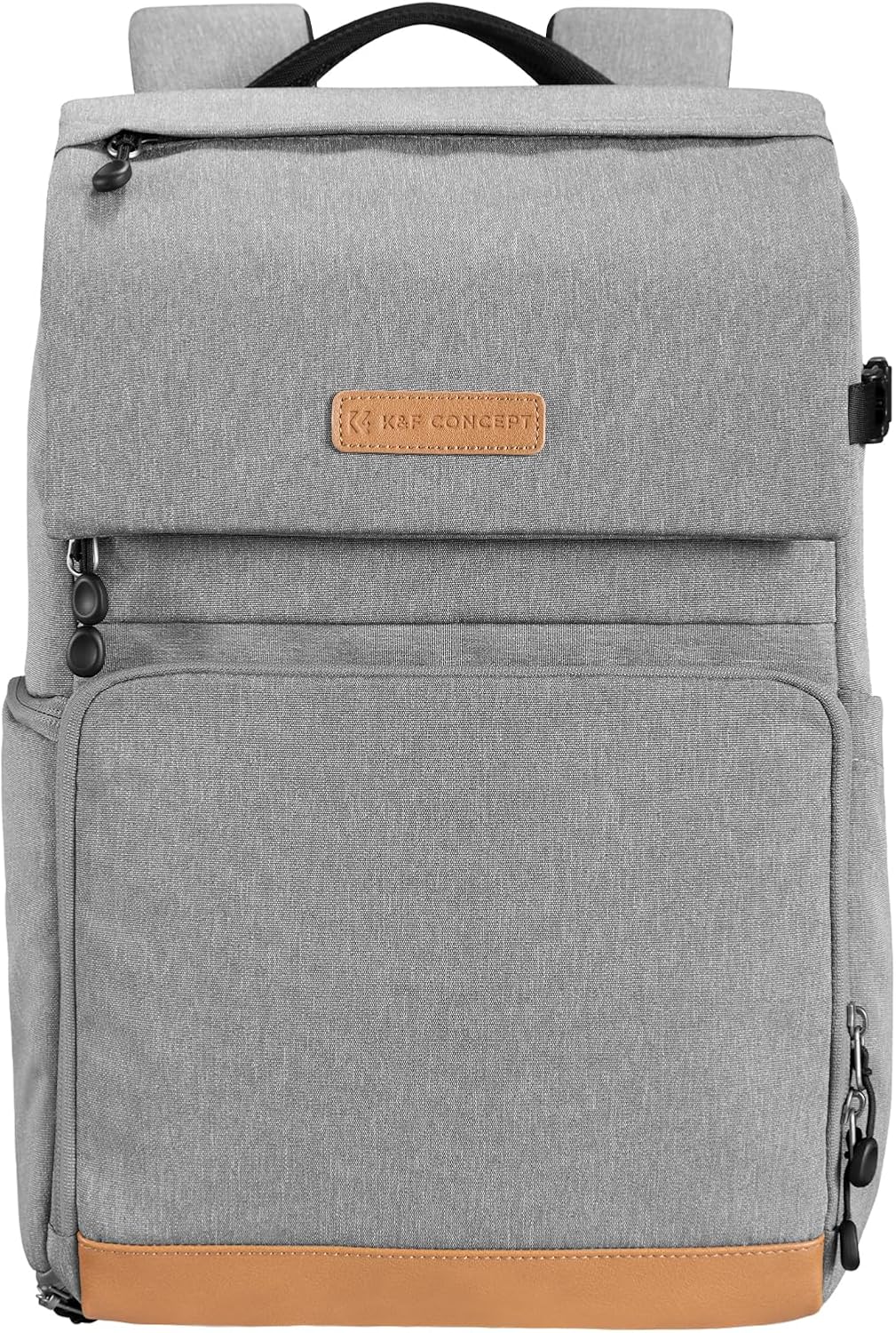 K&F CONCEPT Camera Backpack, 22L Large Capacity Camera Bags with Rain Cover 15.6″ Laptop Compartment for Camera Lens Drones