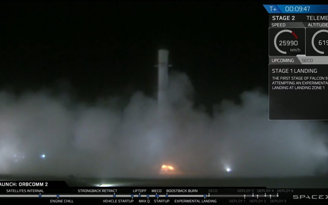 Dieci anni fa SpaceX fece atterrare per la prima volta il primo stadio di un razzo spaziale Falcon 9